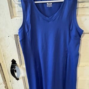Arc'teryx Blue V-Neck Sleeveless Dress